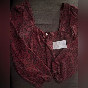 NEW Wayf women’s long sleeve blouse